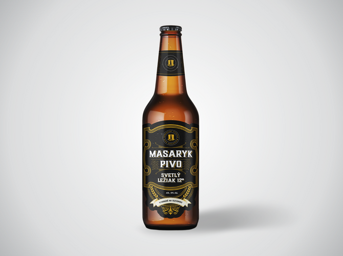 Obrázok Masaryk pivo – Ležiak 12°